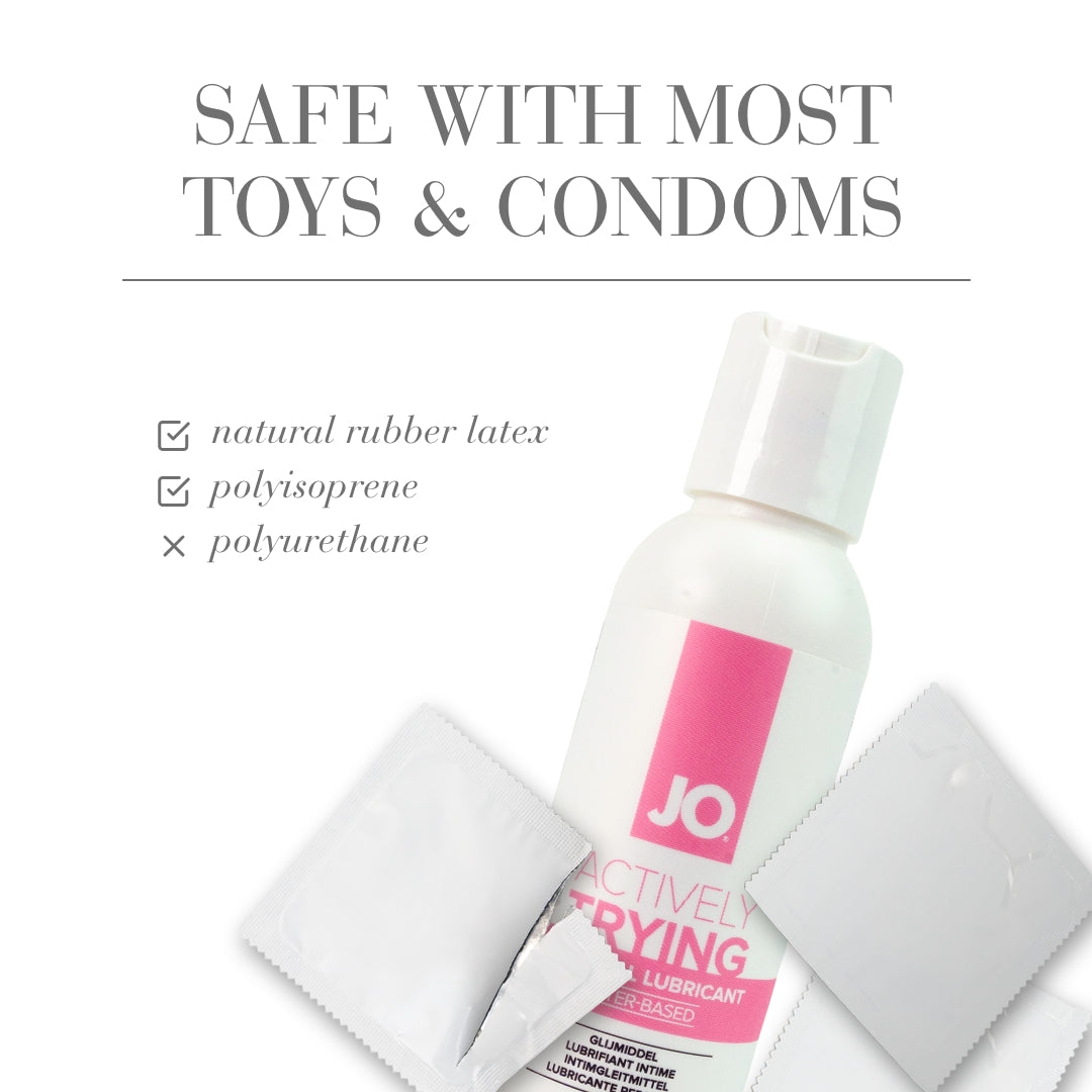 JO Actively Trying - 120ml - Water Based Fertility Friendly Lubricant - 120 ml Bottle