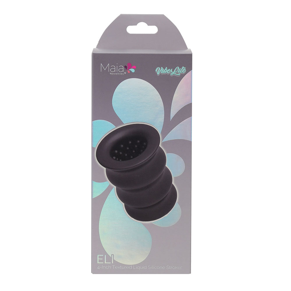 Maia ELI - Black 10 cm Stroker Sleeve