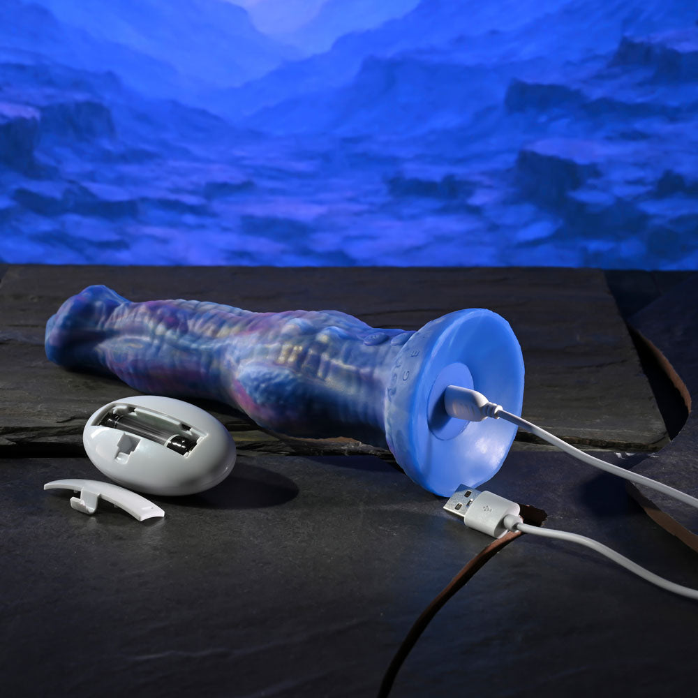 Gender X WILDEST DREAMS - USB Rechargeable Vibrating and Thrusting Fantasy Dildo with Wireless Remote