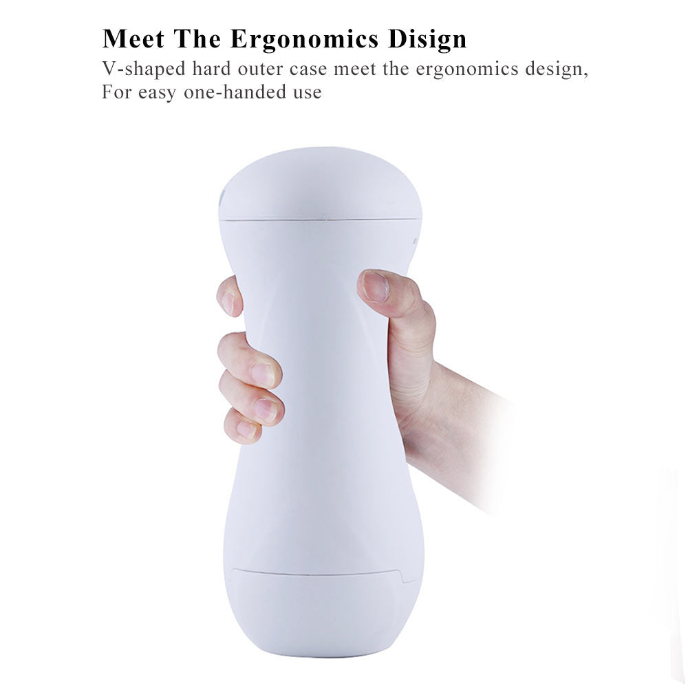 Hismith Vibrating Vagina Stroker Machine Attachment - USB Rechargeable Vibrating Vagina Stroker for Hismith Sex Machines