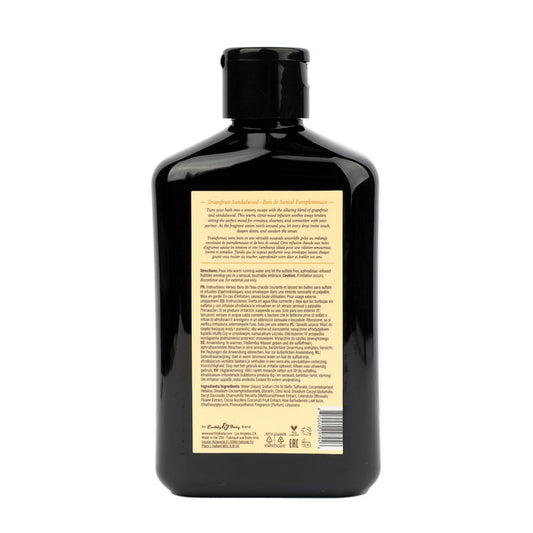 EB Hemp Seed Bubble Bath GRAPEFRUIT SANDALWOOD - 250 ml - Grapefruit Sandalwood Scented Bubble Bath - 250 ml Bottle