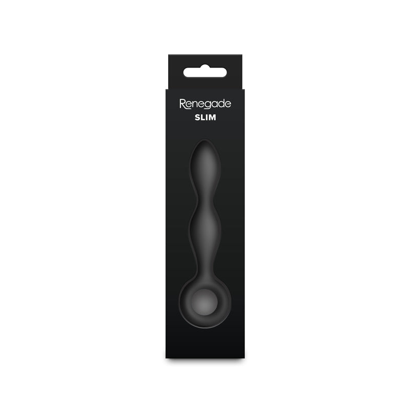 Renegade Slim - Black - Black 12.7 cm Anal Plug
