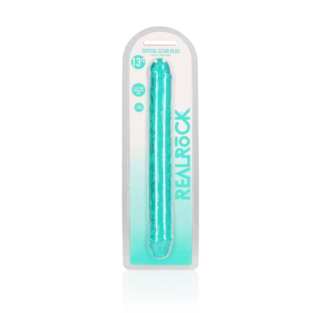 REALROCK 34 cm Double Dong - Turquoise - Turquoise 34 cm (14'') Double Dong