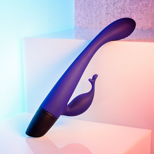Selopa PLUM PASSION - Purple 18.3 cm USB Rechargeable Rabbit Vibrator