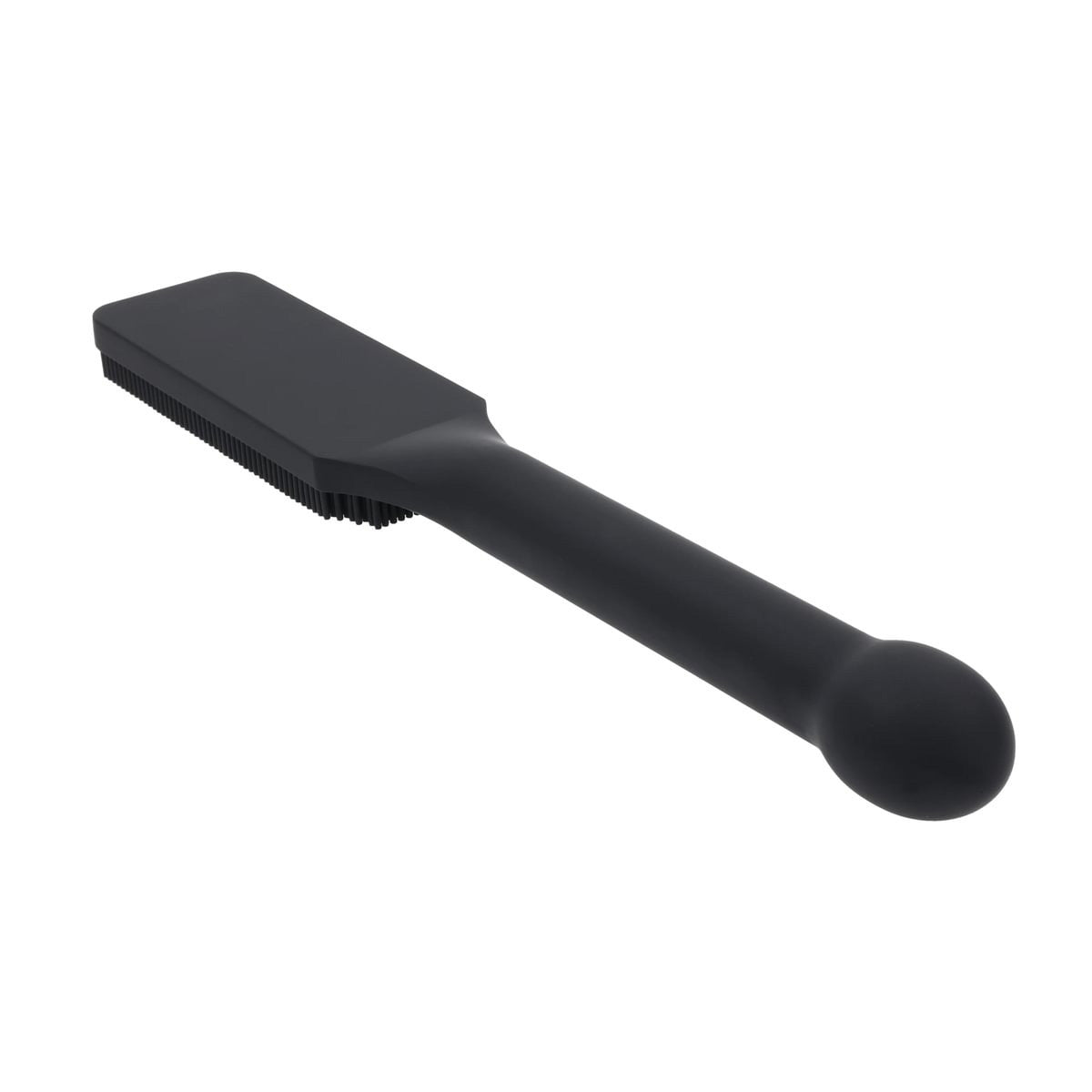 EDGE Pins & Needles Silicone Paddle - Black Spanking Paddle with Insertable Handle