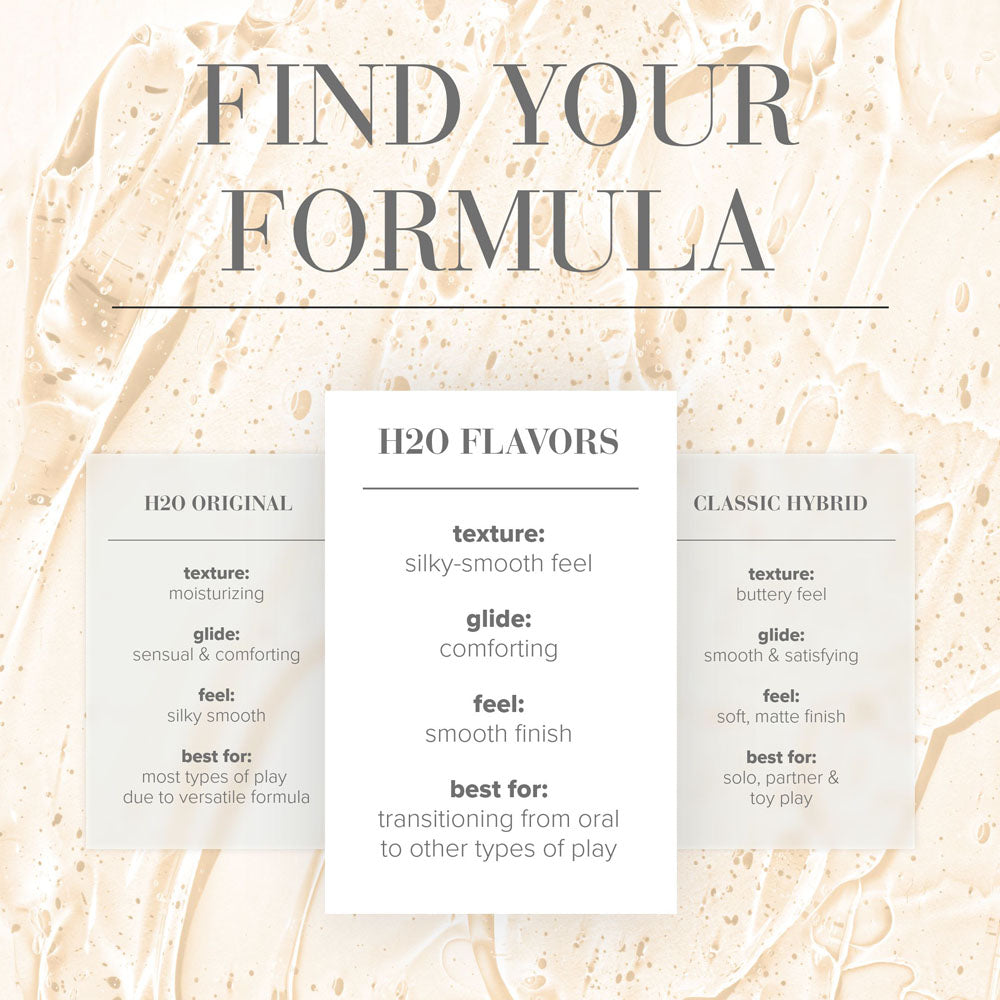 JO H2O Vanilla Cream Lube - 30 mL - Vanilla Flavoured Water Based Lubricant - 30 ml Bottle
