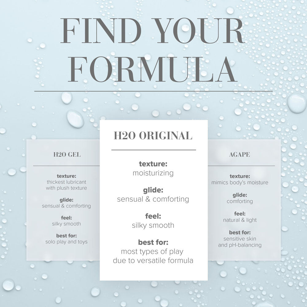 JO H2O Original Lube - 120 mL - Water Based Lubricant - 120 ml Bottle