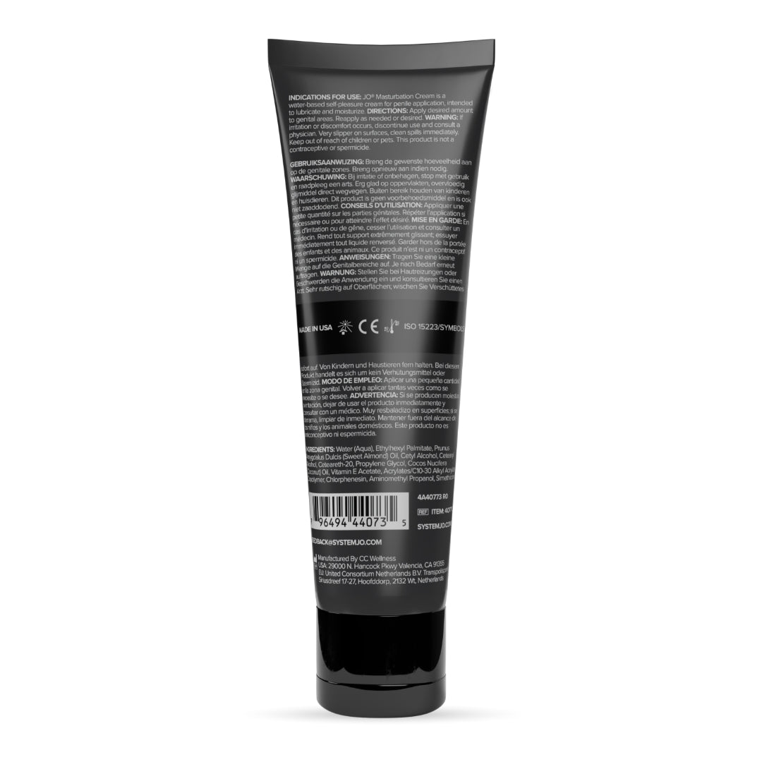 JO Masturbation Cream - Masturbation Lubricant for Men - 120 ml Tube