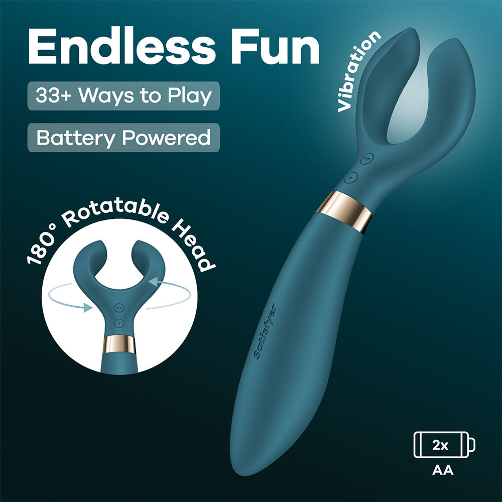 Satisfyer Endless Fun - Battery Series - Green 23.5 cm Stimulator