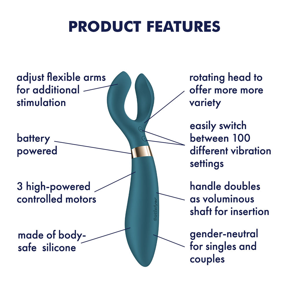 Satisfyer Endless Fun - Battery Series - Green 23.5 cm Stimulator