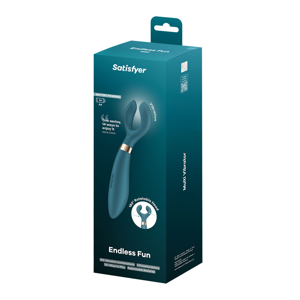 Satisfyer Endless Fun - Battery Series - Green 23.5 cm Stimulator