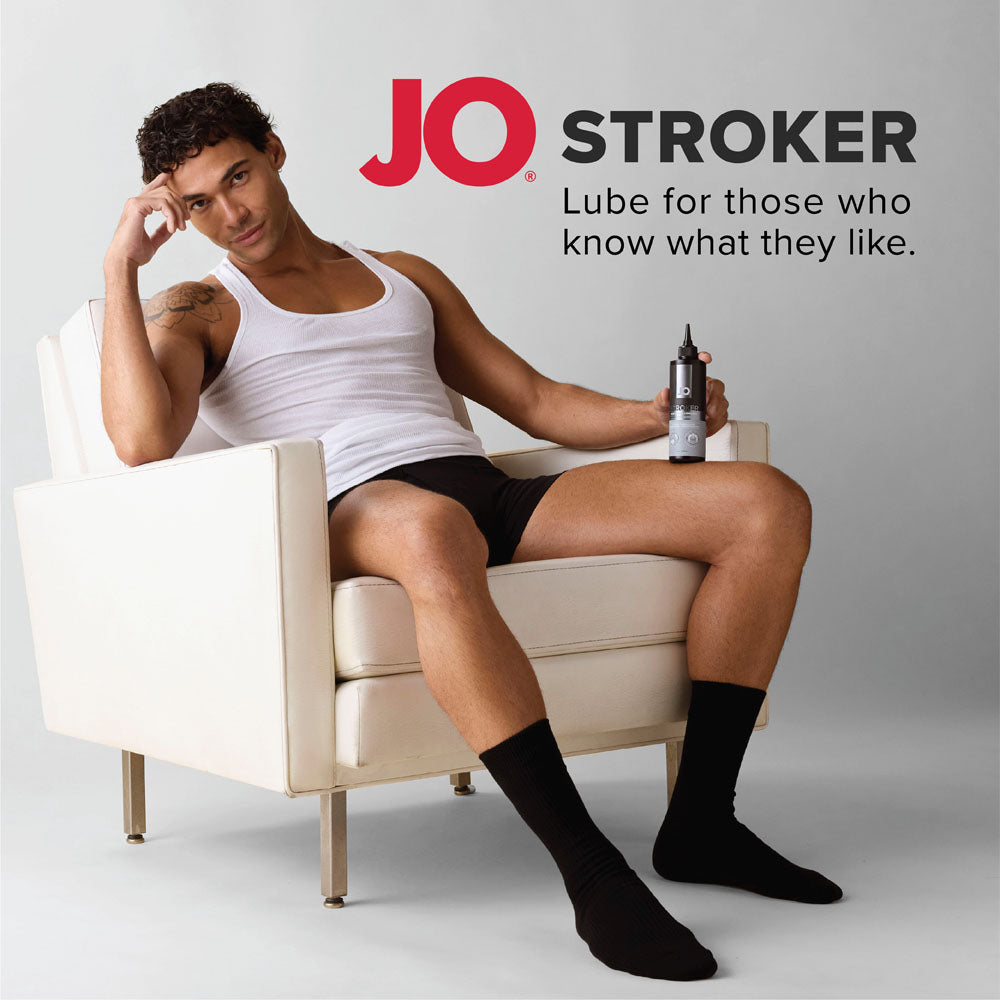 JO Stroker Lube - 240ml - Water Based Stroker Lubricant - 240 ml Bottle