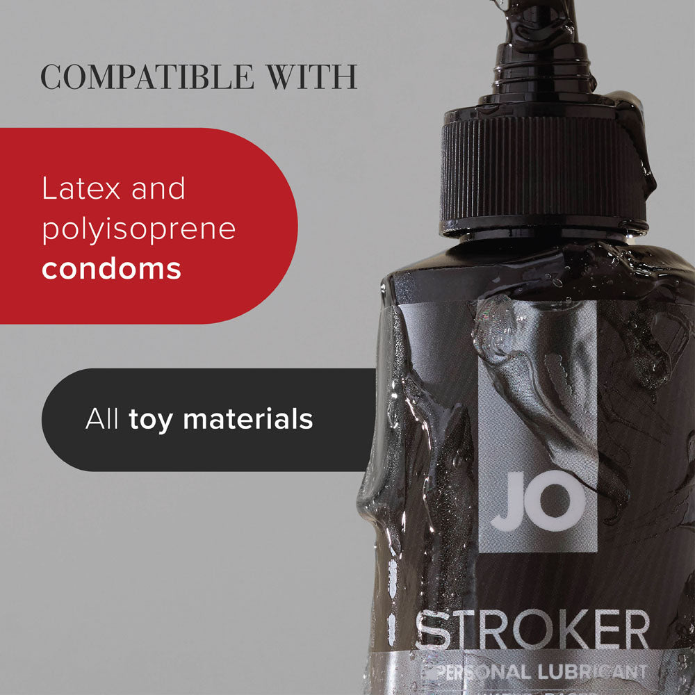 JO Stroker Lube - 240ml - Water Based Stroker Lubricant - 240 ml Bottle