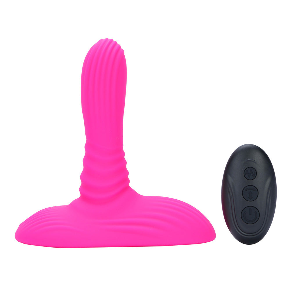 Maia ADIRA - Pink USB Rechargeable Thrusting Vibrator with Wireless Remote
