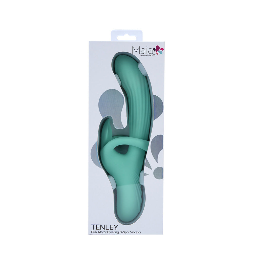 Maia TENLEY - Mint Green 24.1 cm USB Rechargeable Gyrating Rabbit Vibrator