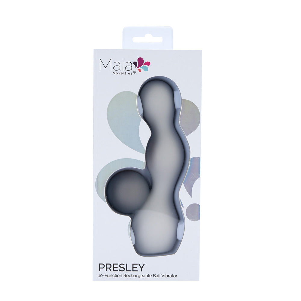 Maia PRESLEY - Grey 15.2 cm USB Rechargeable Rabbit Vibrator