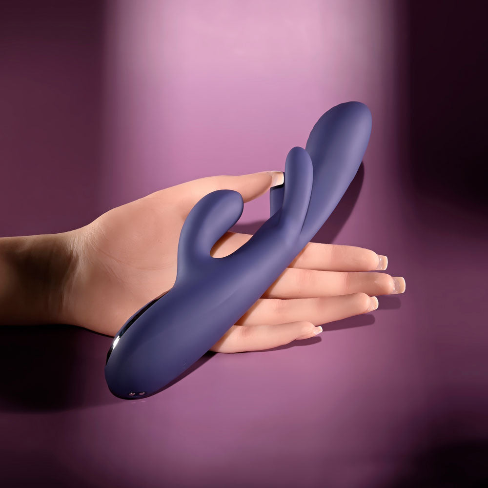 Evolved BOW DOWN - Purple USB Rechargeable Rabbit Vibrator