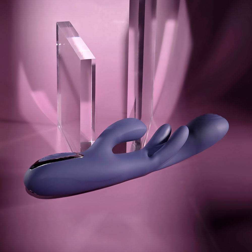 Evolved BOW DOWN - Purple USB Rechargeable Rabbit Vibrator