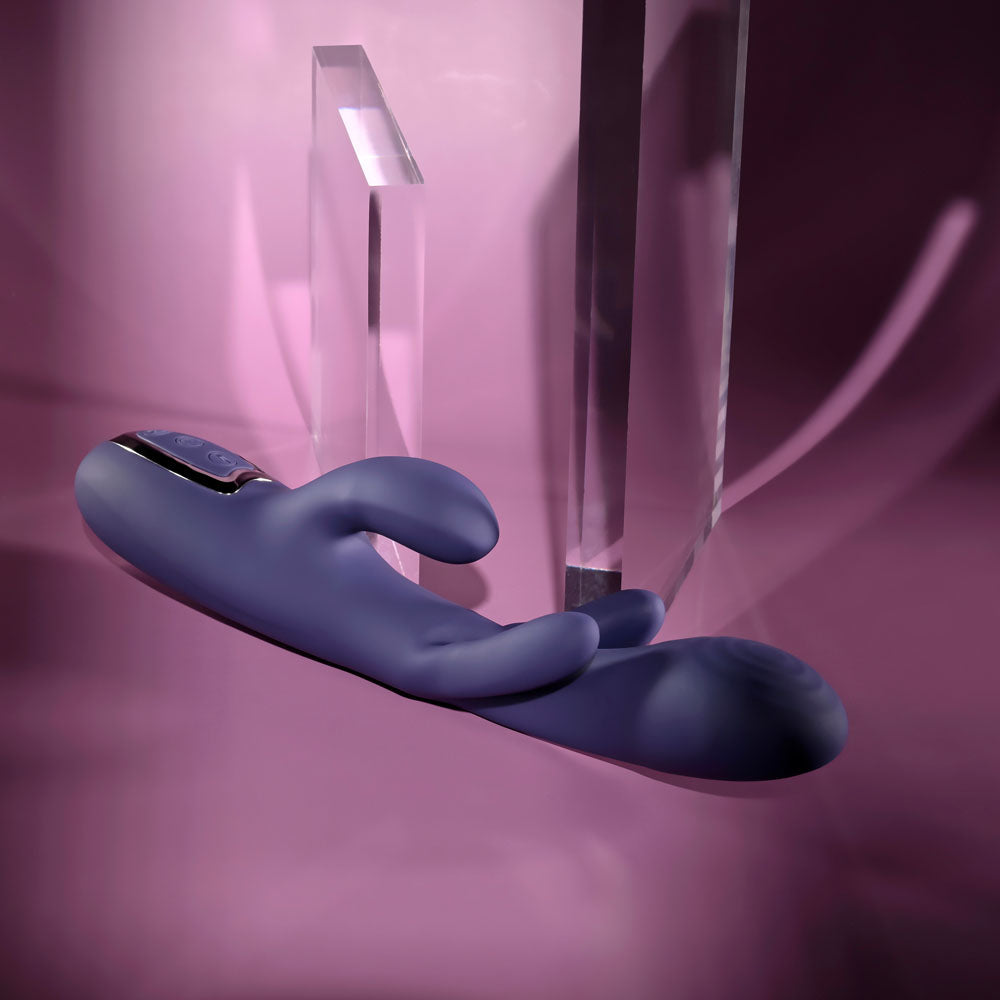 Evolved BOW DOWN - Purple USB Rechargeable Rabbit Vibrator