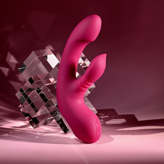 Evolved GENTLE PERSUASION - Pink 20 cm USB Rechargeable Rabbit Vibrator