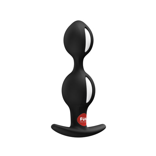 Fun Factory B BALLS DUO Black - Black 13 cm Weighted Kegel Balls