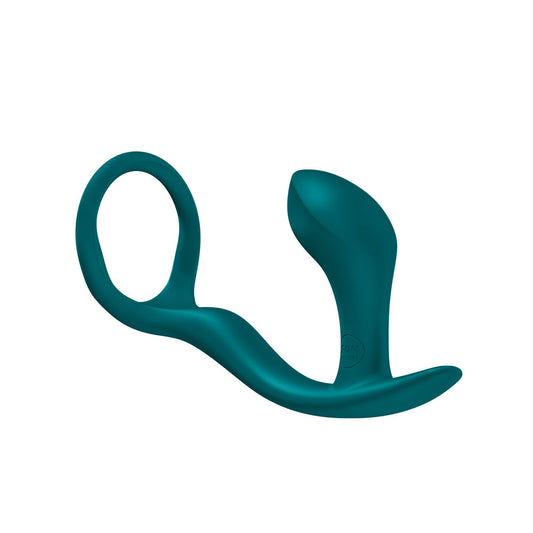 Fun Factory BOOTIE RING Bottle Green - Bottle Green 14.7 cm Anal Plug with Cock Ring