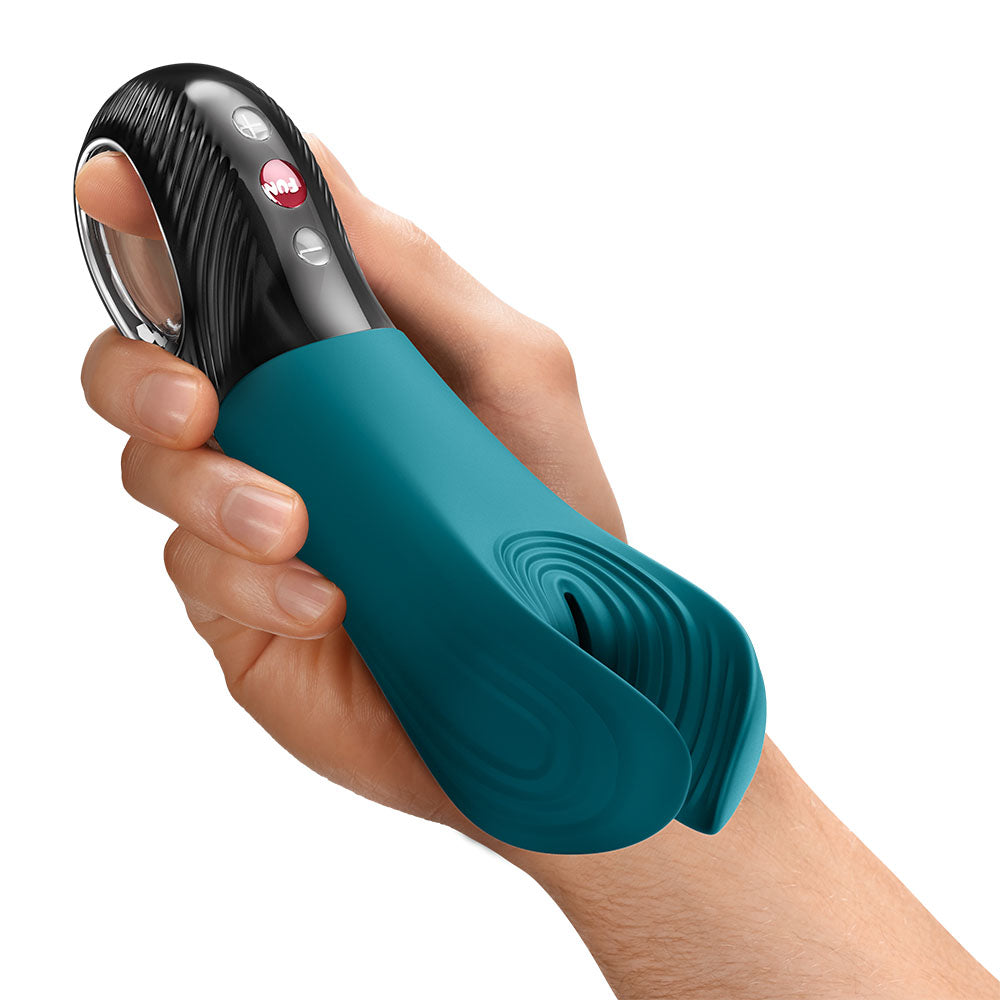 Fun Factory MANTA Bottle Green - USB-C Rechargeable Unisex Vibrator