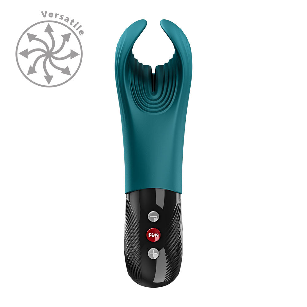 Fun Factory MANTA Bottle Green - USB-C Rechargeable Unisex Vibrator