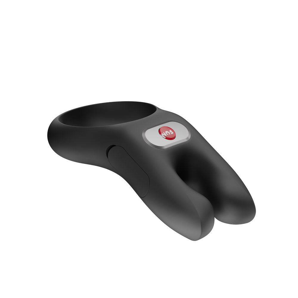 Fun Factory NOS PRO Black - Black USB-C Rechargeable Vibrating Cock Ring