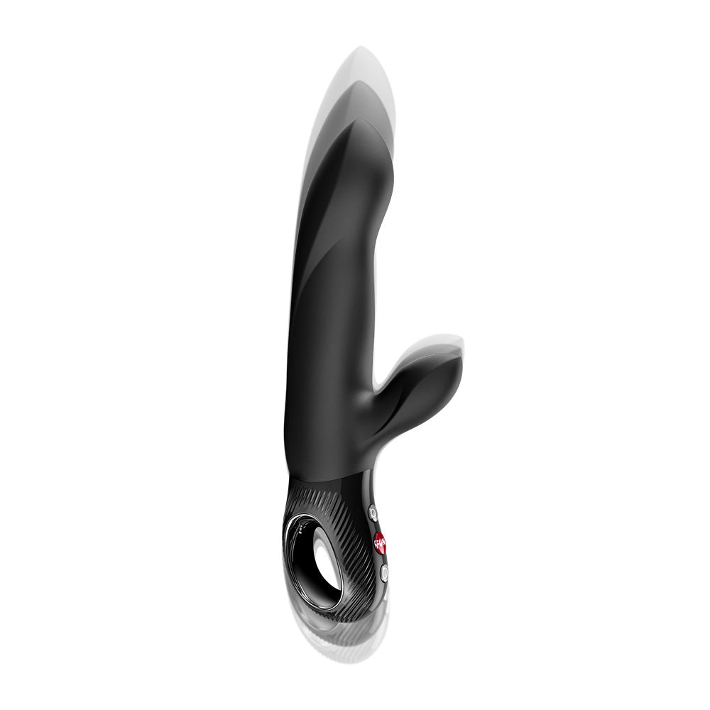 Fun Factory BI STRONIC ARC Black - Black 21.6 cm USB-C Rechargeable Thrusting Vibrator