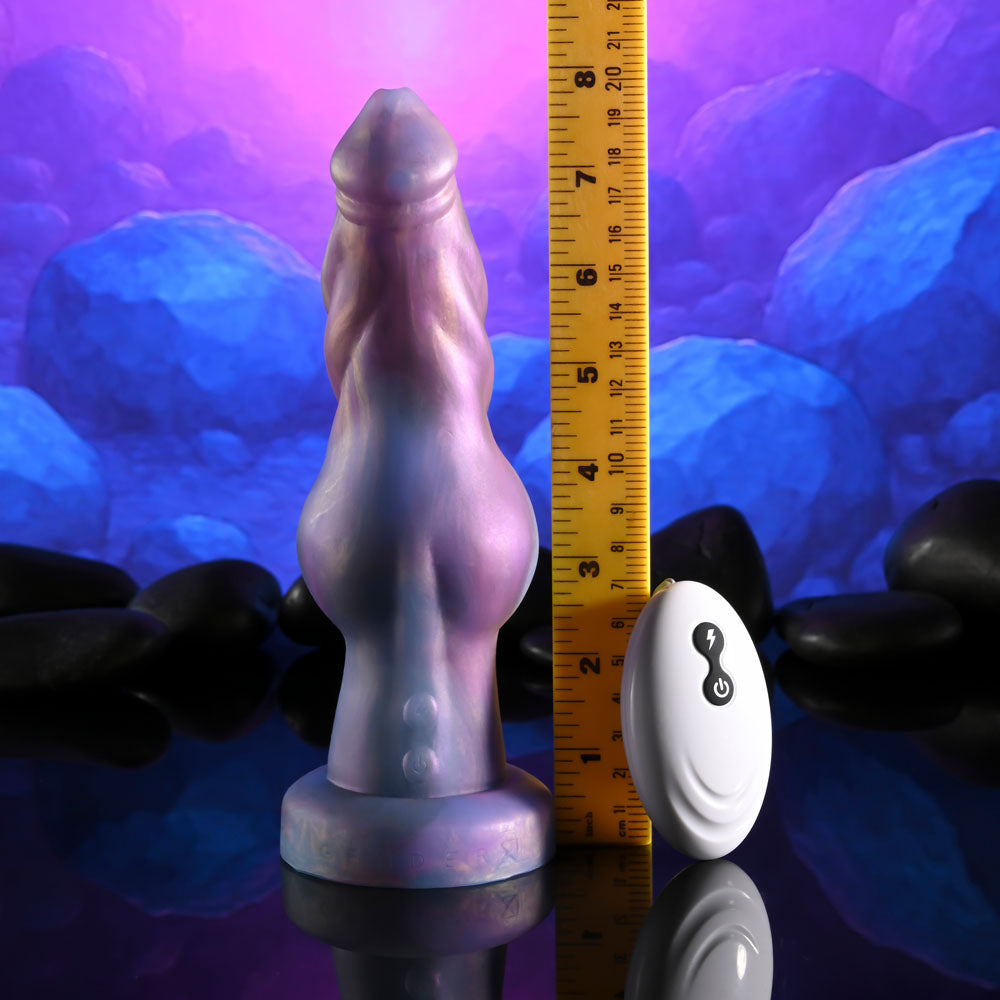 Gender X IMAGINARY FRIEND - Purple/Pink USB Rechargeable Vibrating Fantasy Dildo with Wireless Remote