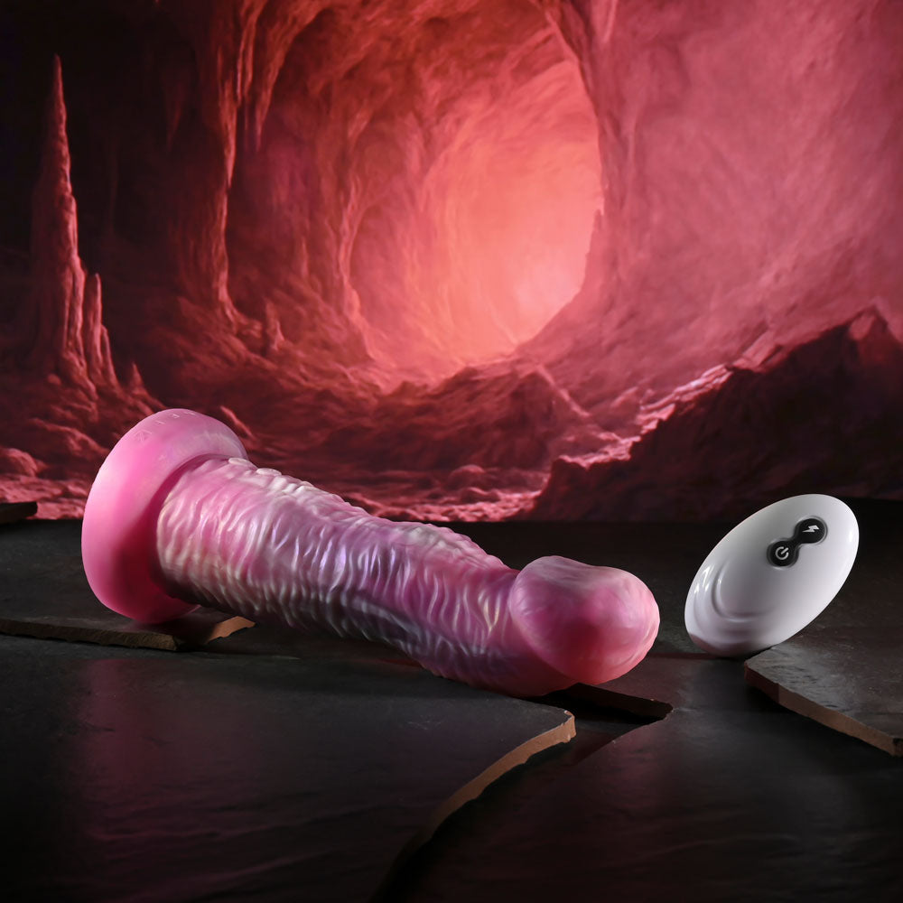 Gender X WHIMSICAL - Pink USB Rechargeable Vibrating Fantasy Dildo with Wireless Remote