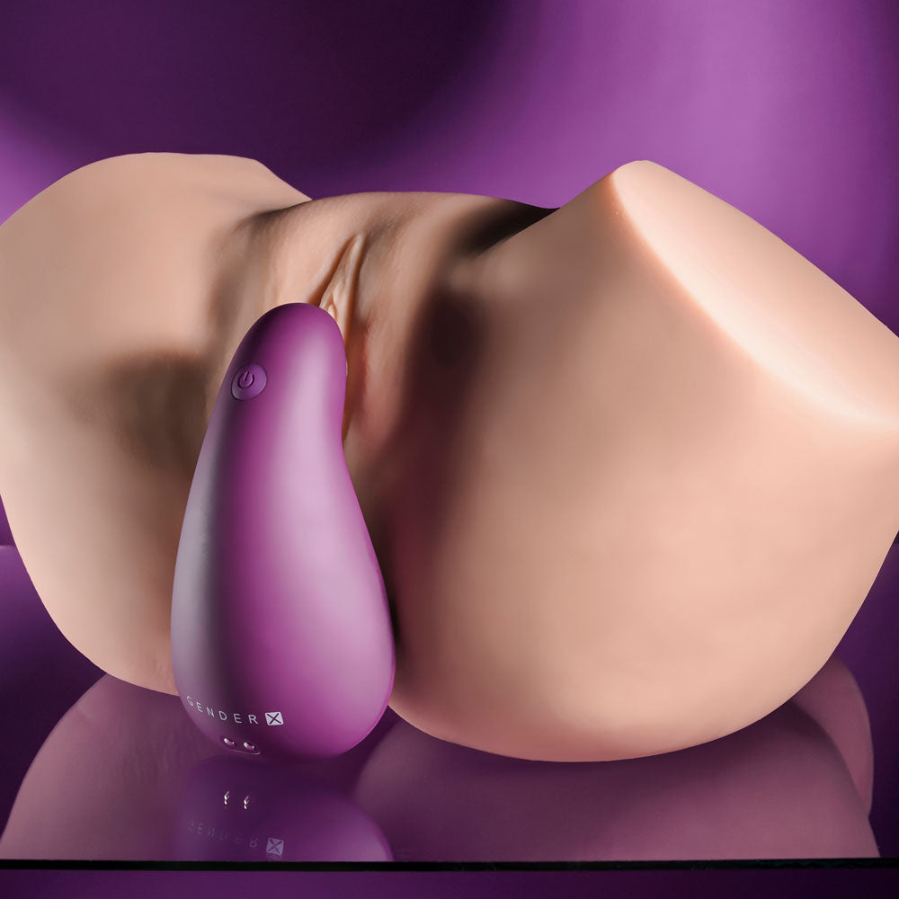 Gender X BJ BUDDY - Purple USB Rechargeable Vibrating Unisex Stimulator