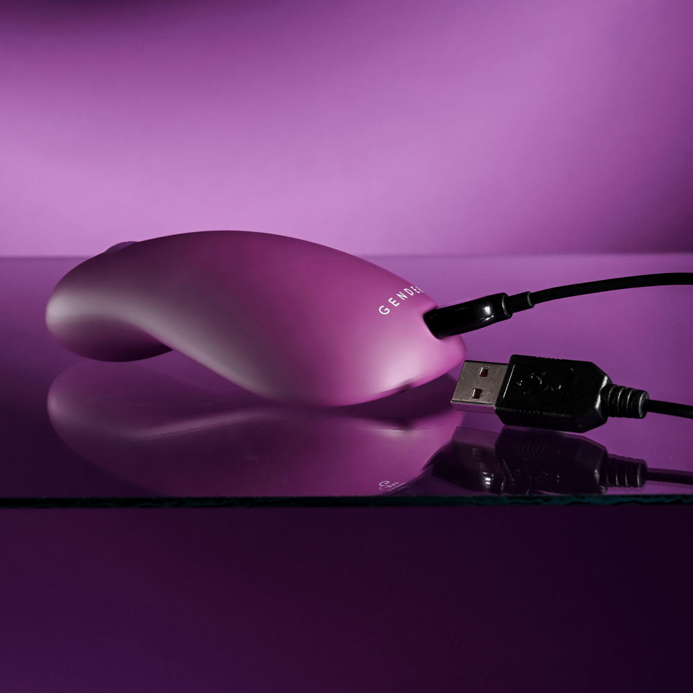 Gender X BJ BUDDY - Purple USB Rechargeable Vibrating Unisex Stimulator