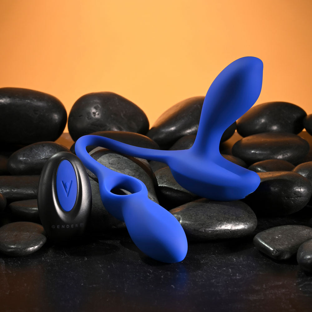 Gender X BACK FOR MORE - Dual USB Rechargeable Dual Stimulator with Wireless Remote