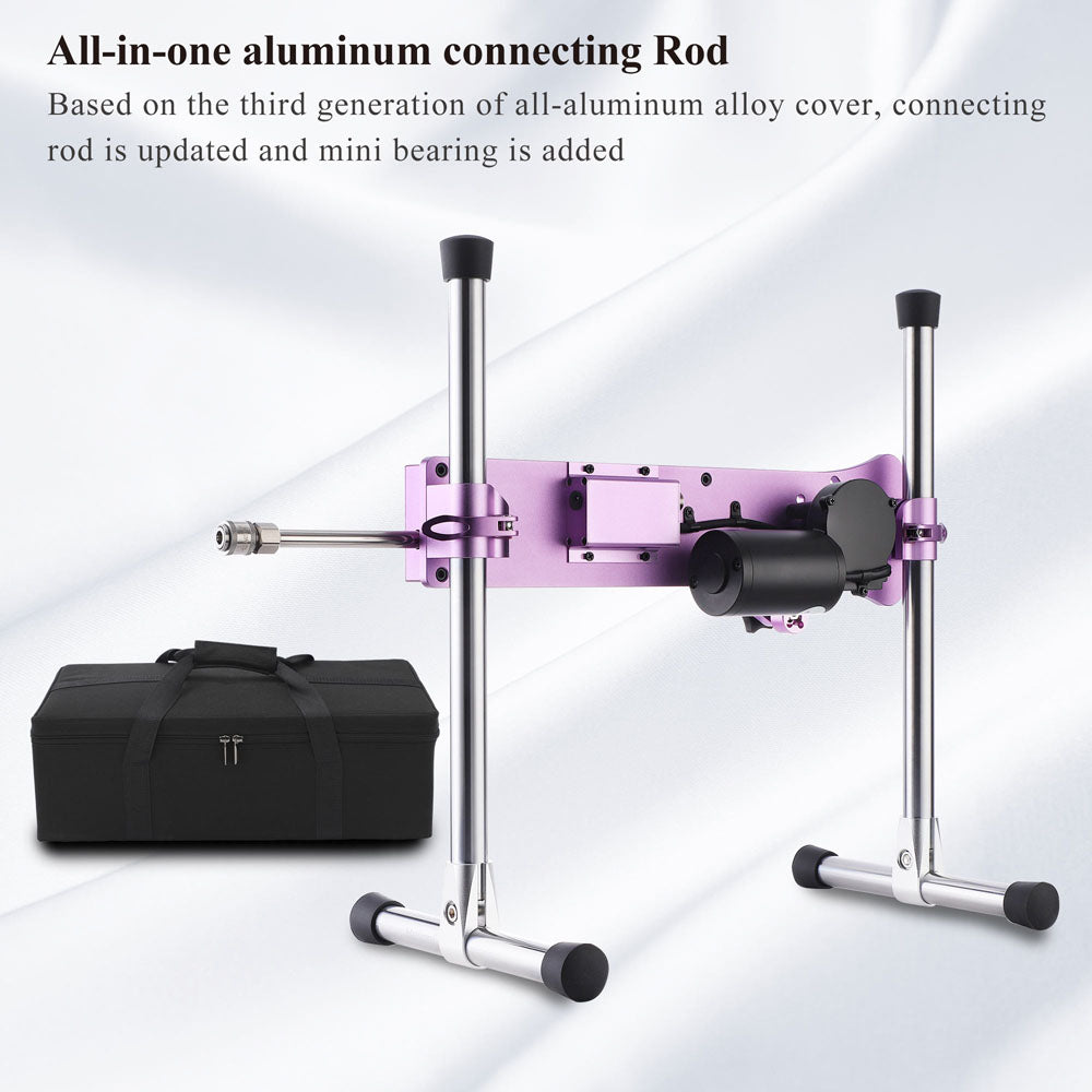 Hismith Premium 3.0 Sex Machine - Pink - Pink Mains Powered Sex Machine with App Control and Remote