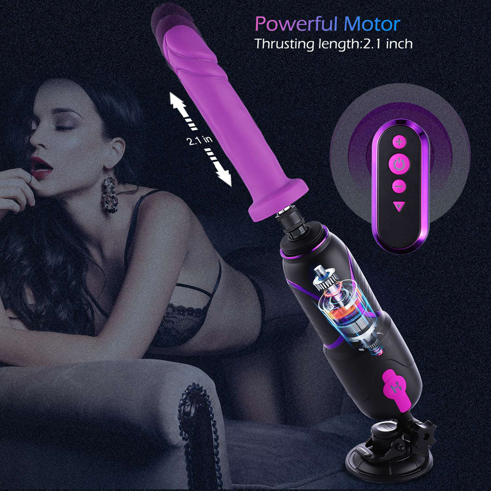 Hismith Pro Traveler 2.0 - Mains Powered Portable Sex Machine with App Control and Remote