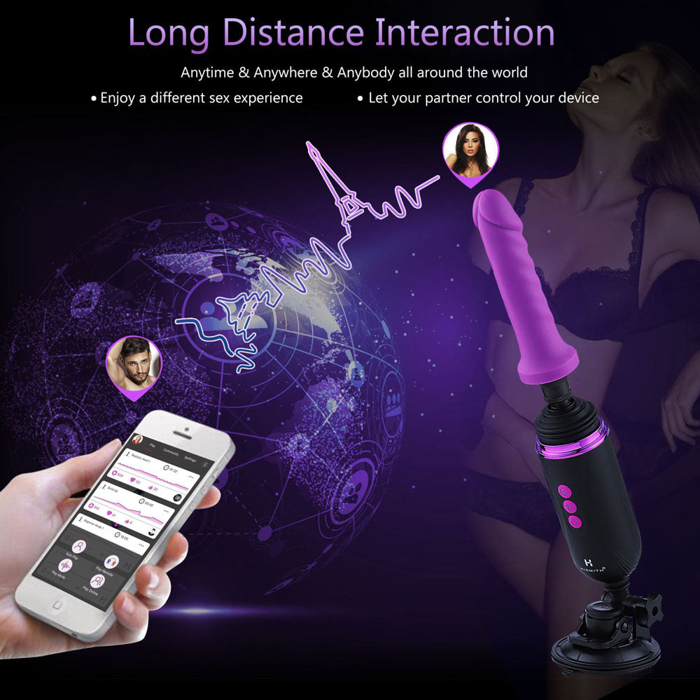 Hismith Pro Traveler 2.0 - Mains Powered Portable Sex Machine with App Control and Remote