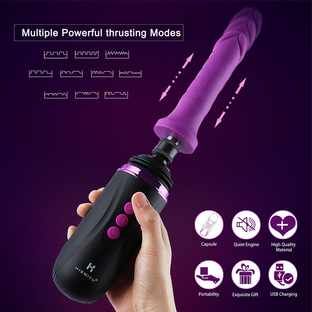 Hismith Capsule - Rechargeable Portable Sex Machine with App Control