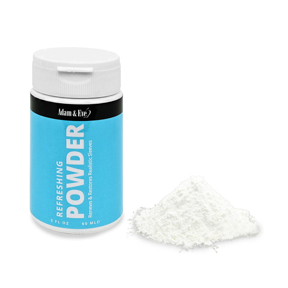 Adam & Eve REFRESHING POWDER - 60 ml - Refreshing Powder for Realistic Toys - 60 ml