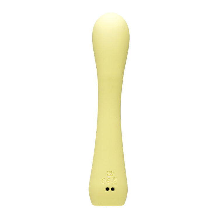 Adam & Eve GROOVY GLOW-UPS Bendie - Yellow 18.4 cm USB Rechargeable G-Spot Vibrator