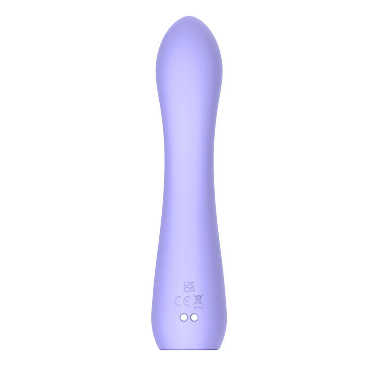 Adam & Eve GROOVY GLOW-UPS Wavie - Purple 16.5 cm USB Rechargeable Rabbit Vibrator