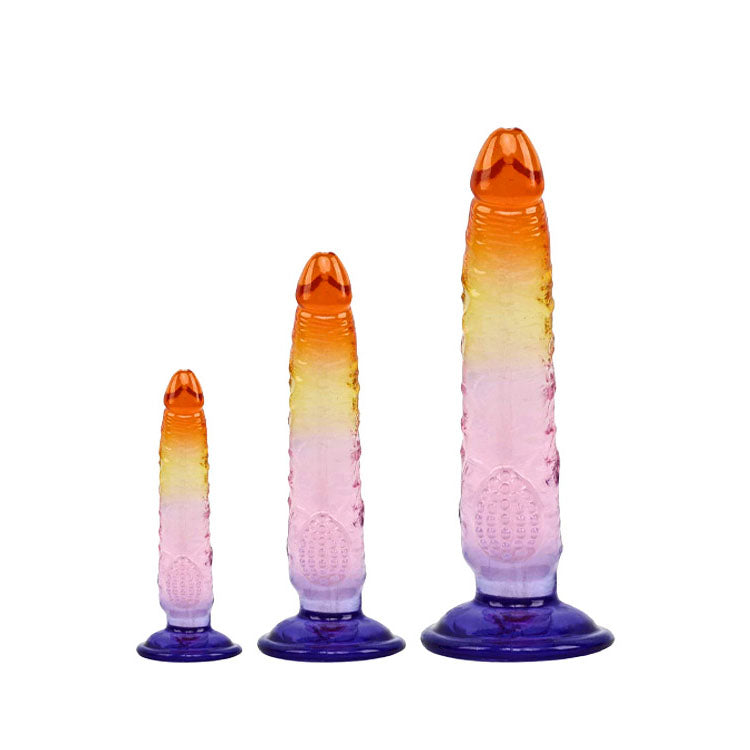 Adam & Eve SUNSET DREAMS TRIO - Multicoloured - Multicoloured Dildos - Set of 3 Sizes