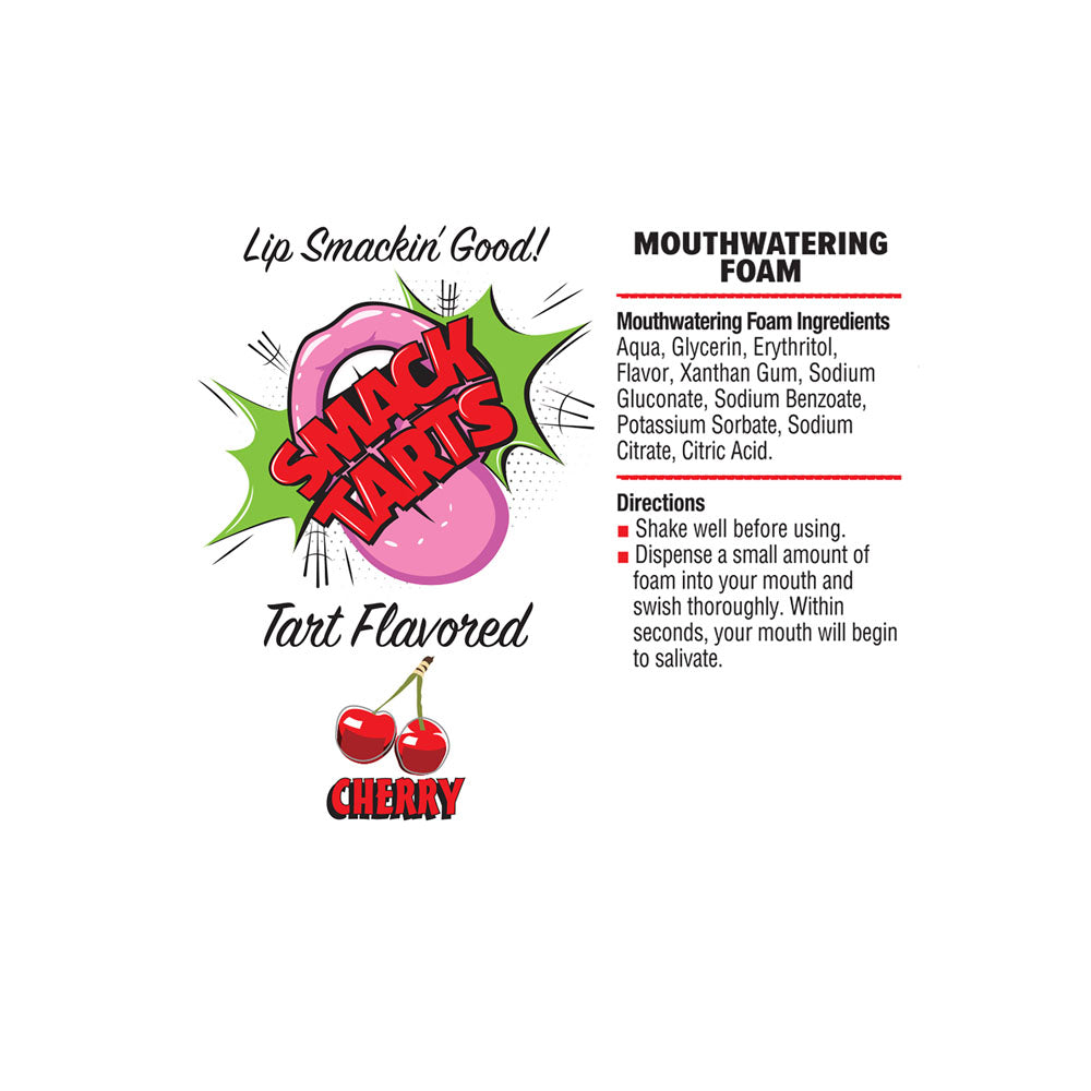 Smack Tarts Mouthwatering Foam - Cherry - Sour Cherry Flavoured - 80 ml Bottle