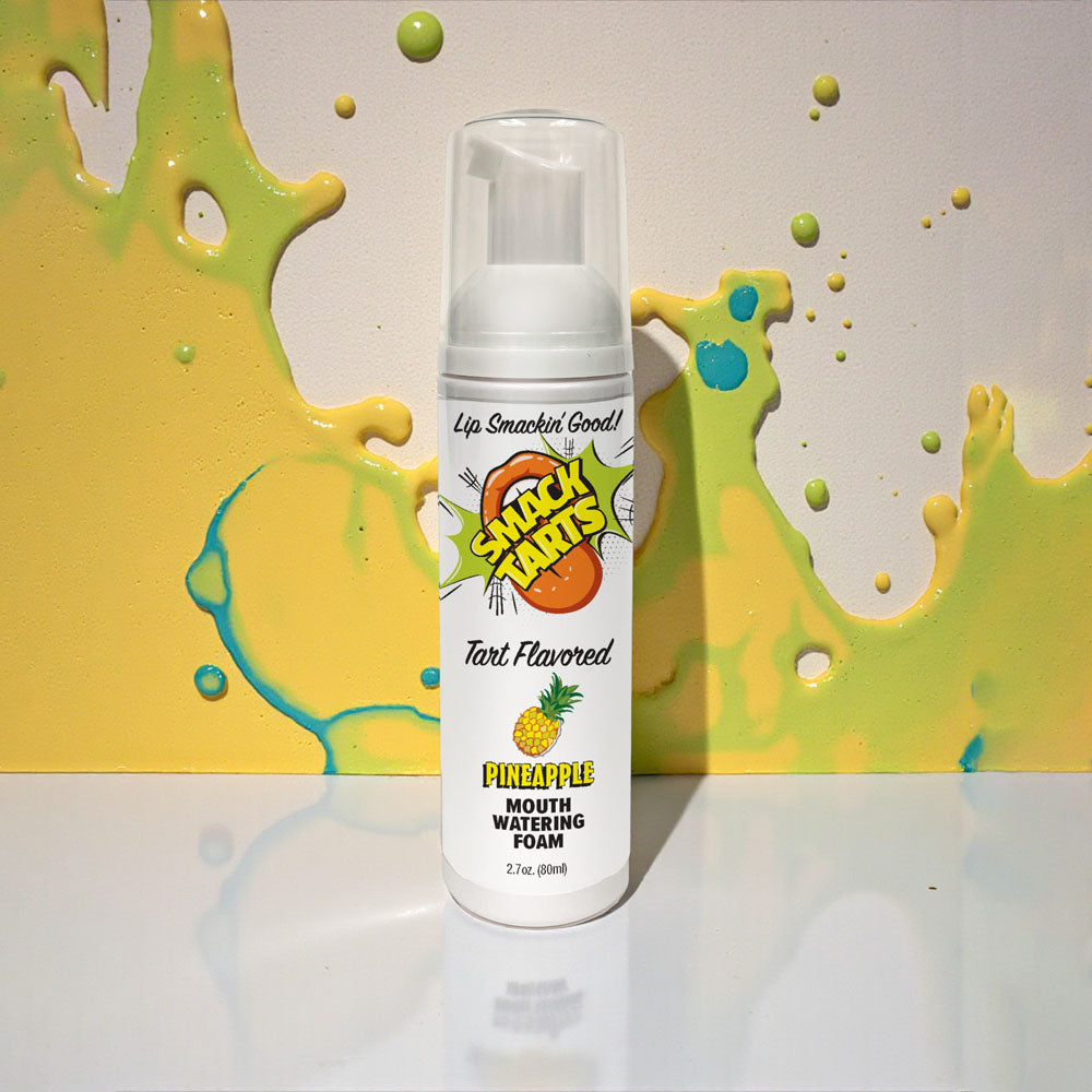 Smack Tarts Mouthwatering Foam - Pineapple - Sour Pineapple Flavoured - 80 ml Bottle