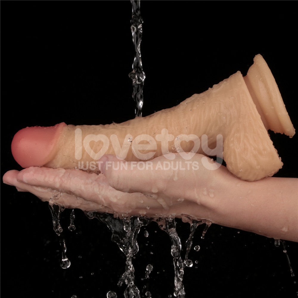 8.5 Inch Power Basics - Flesh 21.6 cm USB Rechargeable Vibrating Dong
