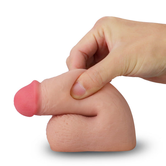 Skinlike Limpy Cock 5'' - Flesh 5 Inch Packer
