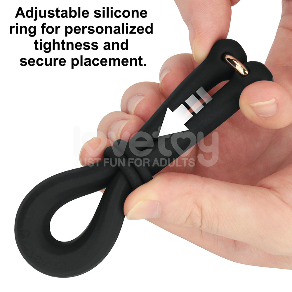Pinnacle Pro Anyfit Plus Stretcher - Black Adjustable Cock Ring