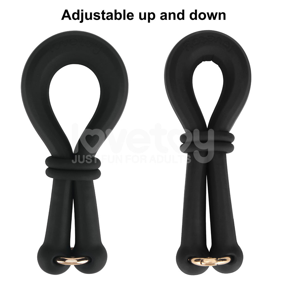 Pinnacle Pro Anyfit Plus Stretcher - Black Adjustable Cock Ring