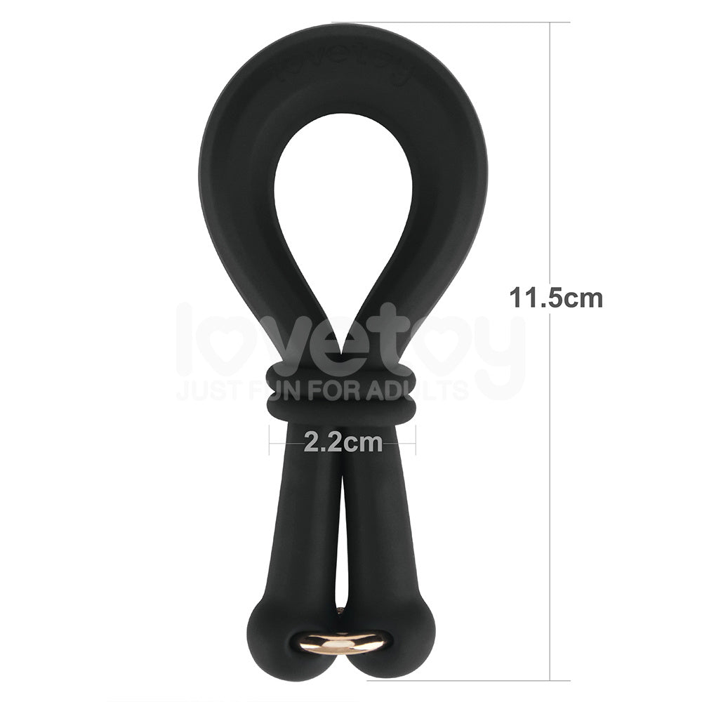 Pinnacle Pro Anyfit Plus Stretcher - Black Adjustable Cock Ring
